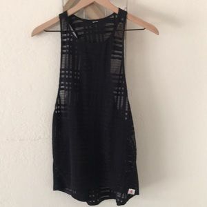 Vimmia sheer racerback tank top